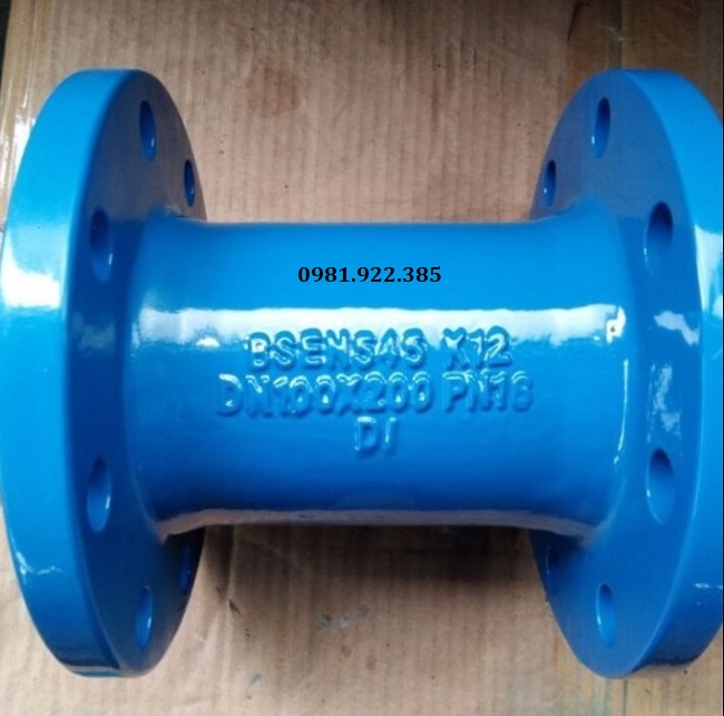 Bù gang mặt bích DN100