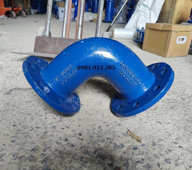 Cút gang kết nối bích
