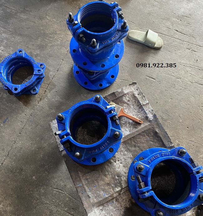 Khớp nối mềm gang kết nối dạng E