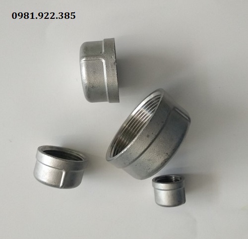 Nắp bịt inox nối ren DN40