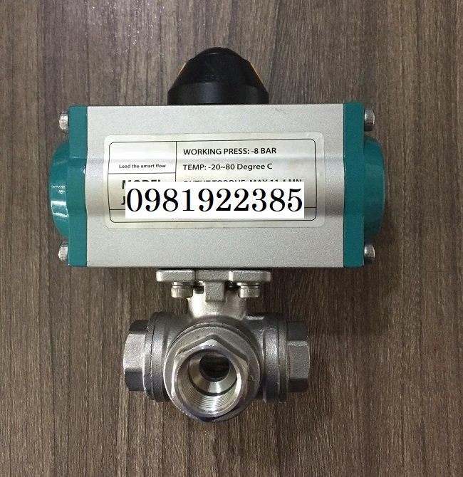 Van bi thép điều khiển khí nén