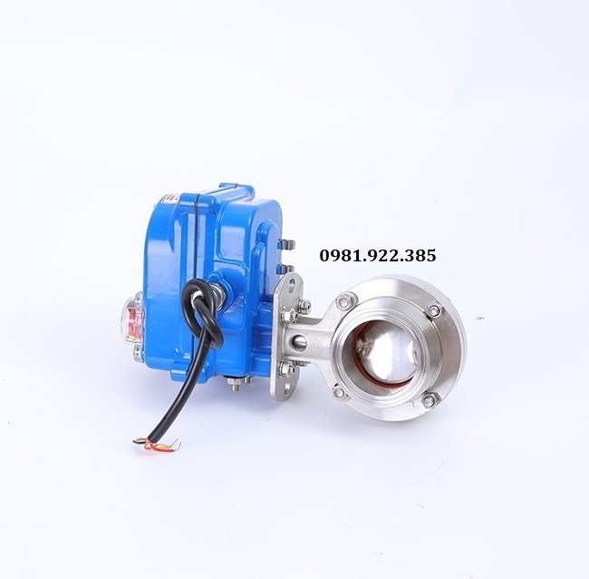 Hình ảnh van bướm điều khiển điện DN25
