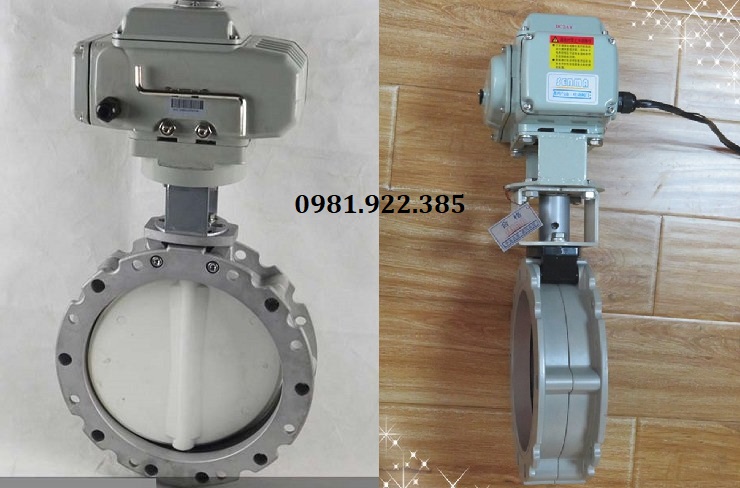Van bướm silo điều khiển điện DN125