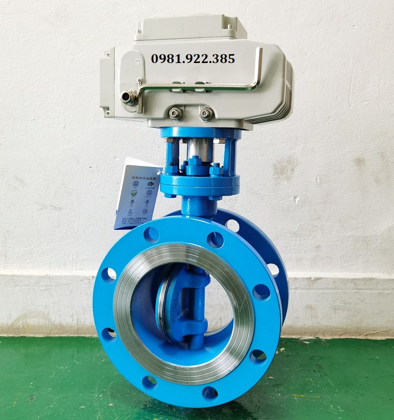 Van bướm thép điều khiển điện DN65