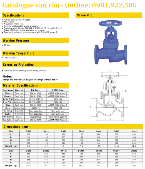 Catalogue van cầu