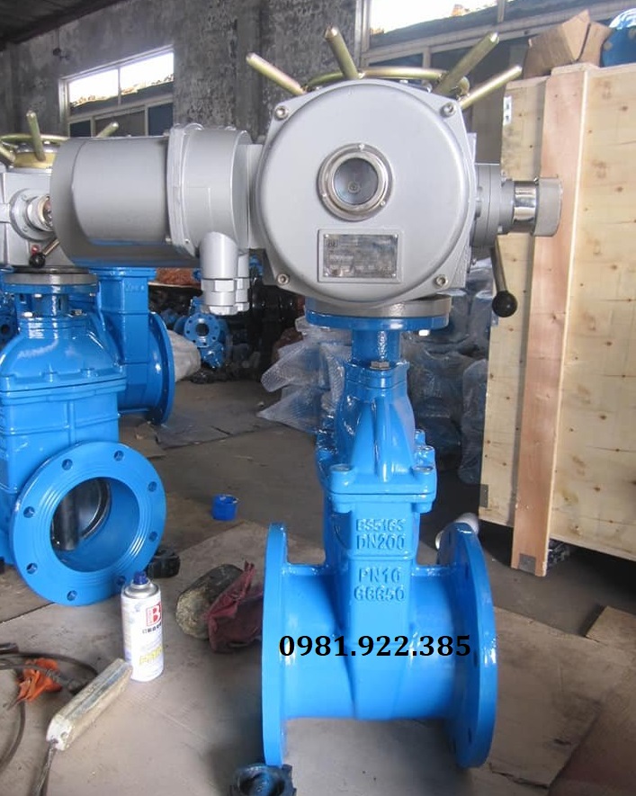 Van cổng điều khiển điện
