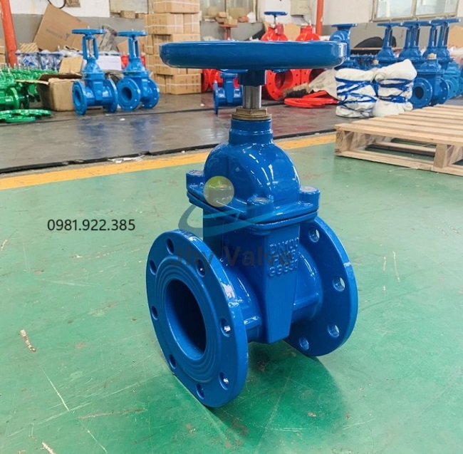 Van cổng ty chìm mặt bích DN125