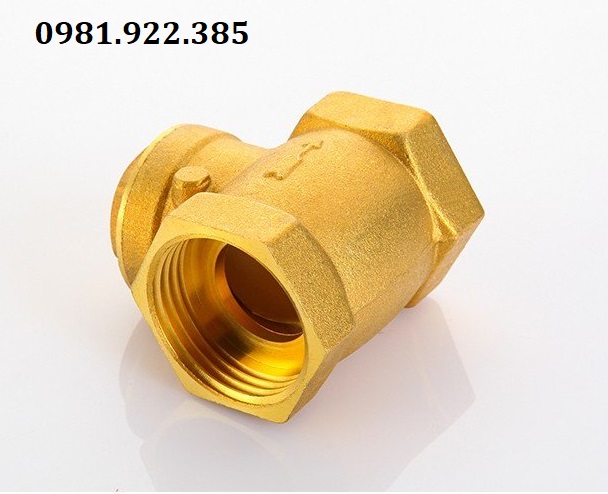 Van một chiều đồng lắp ren