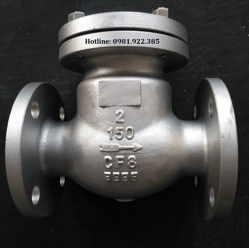 Van một chiều inox lá lật