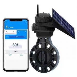 Van bướm điều khiển điện PIN năng lượng mặt trời GPRS - Lora