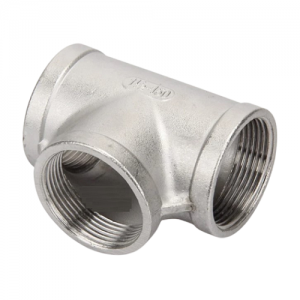 Tê ren inox